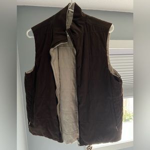 Tan/Brown Reversible Vest